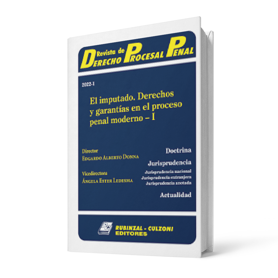 Portada de la Revista de Derecho Procesal Penal 2024-2
