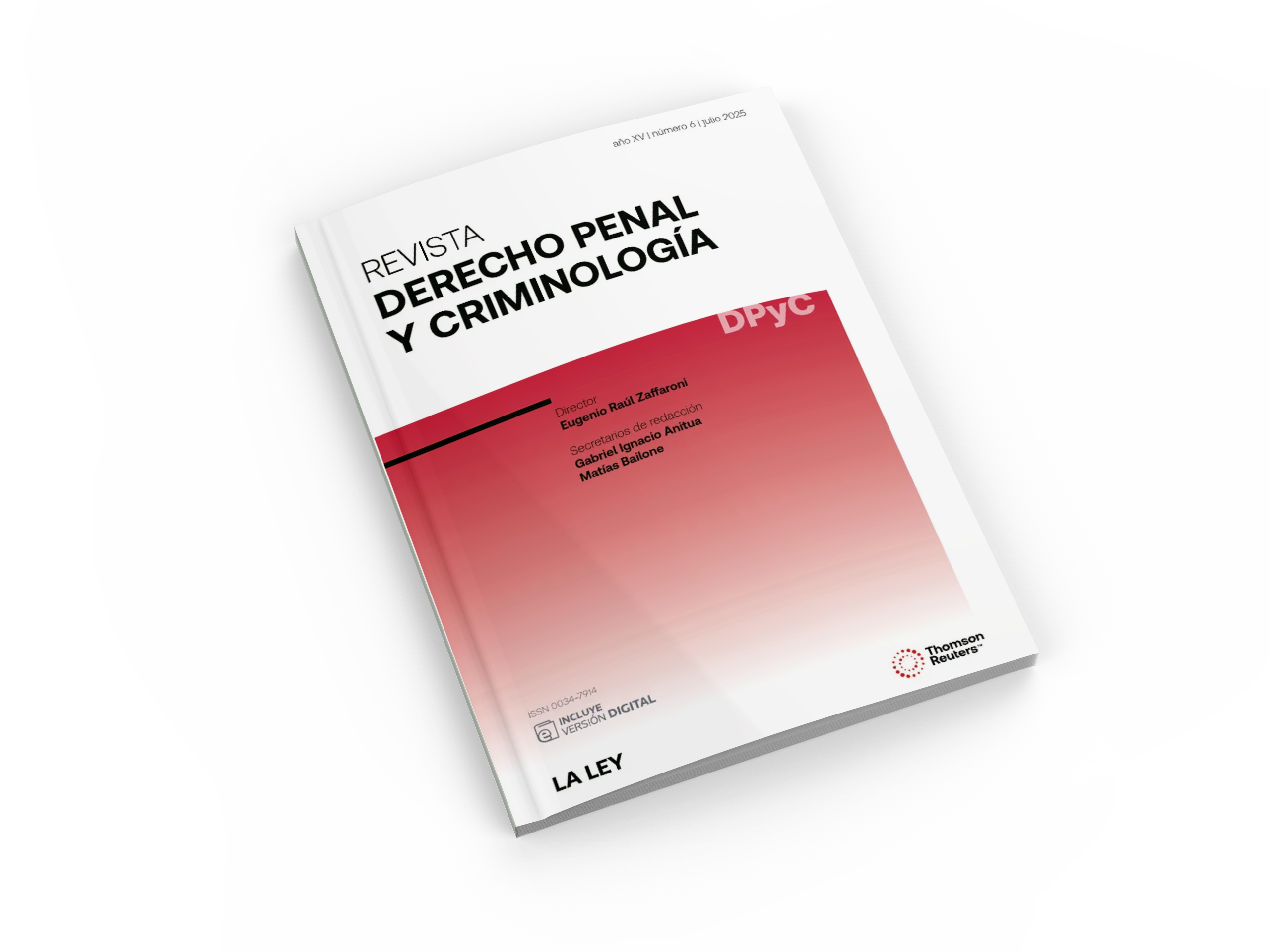 Portada de la Revista de Derecho Penal y Criminología, número 1 de 2025